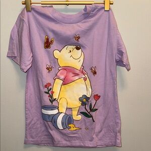 Disney Girls Large Winnie the Pooh Lavender Graphic Tee